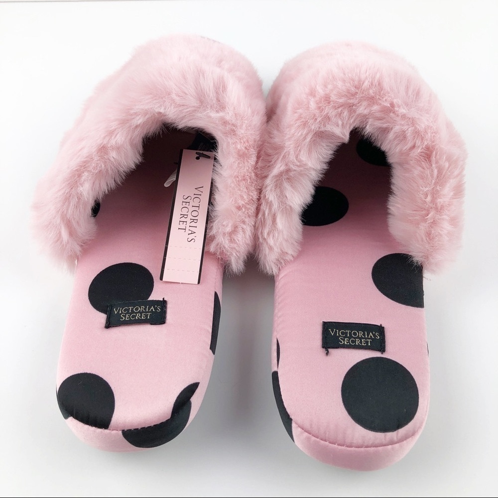 VICTORIA'S SECRET Polka dots Satin Slippers - Picture 7 of 8